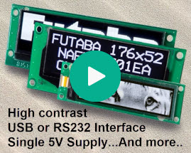 thumbnail interactive-video image 1 of Futaba Vacuum Fluorescent Display 162-SD-52GNM – Open Box, Excellent Condition 1 of 2